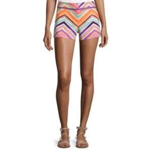 TRINA TURK Stripe Corbin 2 Chevron 4" Shorts | 4